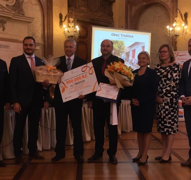 Obec Třeštice získala Oranžovou stuhu České republiky 2019