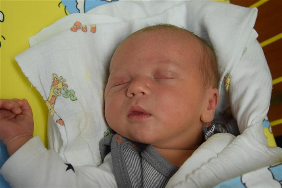 Prvním miminkem v kraji je Mikuláš, narodil se v Třebíči