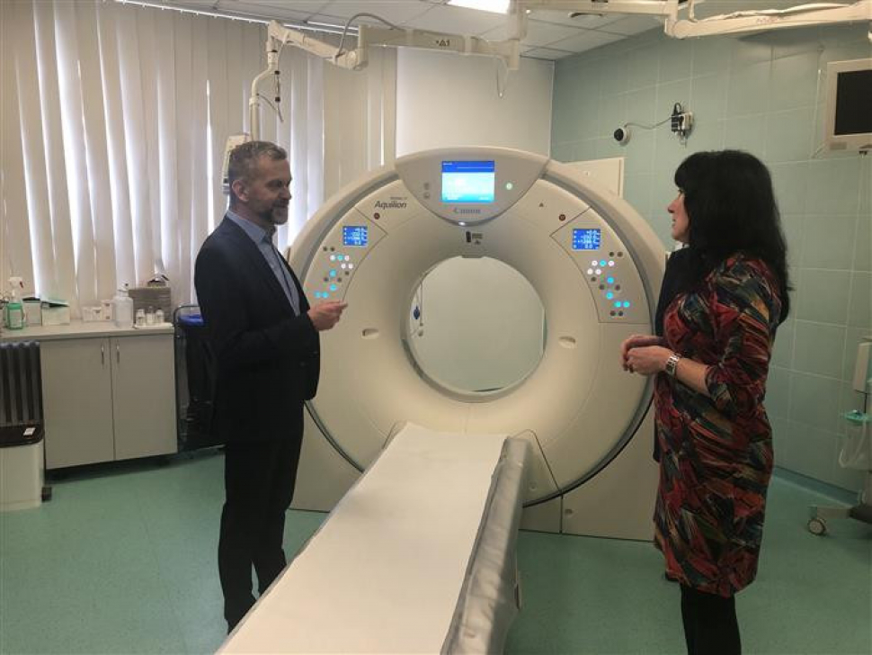 Novoměstská nemocnice má nový počítačový tomograf